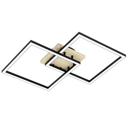 Eglo - LED Dimmable surface-mounted chandelier 4xLED/32W/230V 2700-6500K brown/black