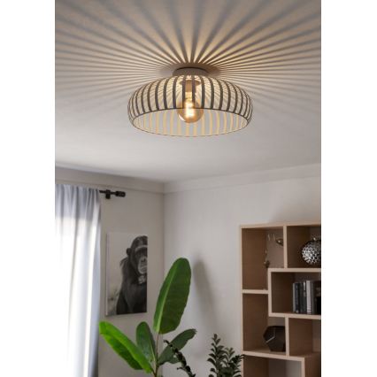 Eglo - Ceiling light, 1× E27/40W/230V, Ø 43 cm, sand-colored