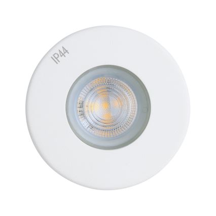 Eglo - SET 3xLED Bathroom recessed light 1xGU10/4W/230V IP44 white