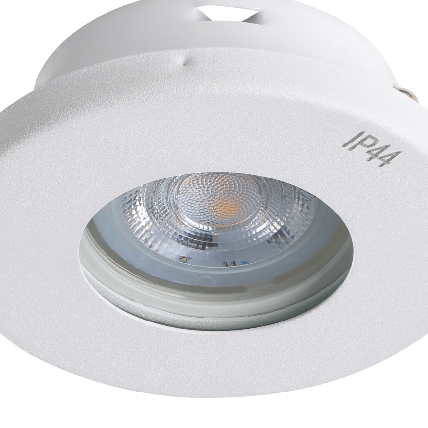 Eglo - SET 3xLED Bathroom recessed light 1xGU10/4W/230V IP44 white