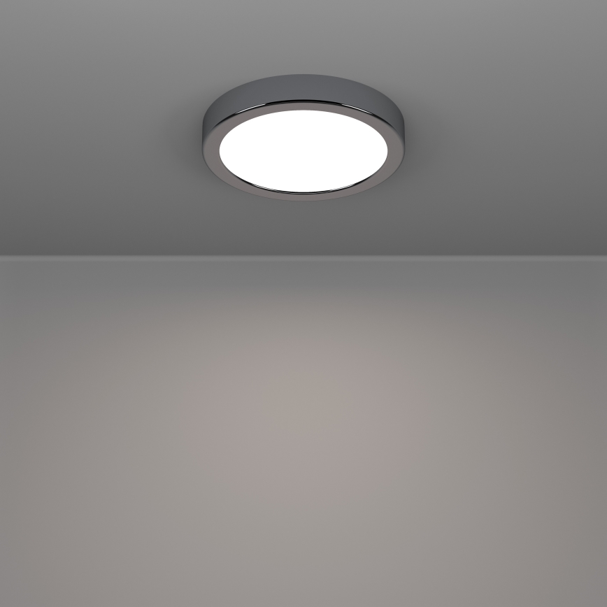 Eglo - LED Bathroom Ceiling Light LED/7.5W/230V 2700/4000/6500K Ø 16.6 cm IP44 Glossy Chrome