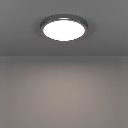 Eglo - LED Bathroom Ceiling Light LED/11.5W/230V 2700/4000/6500K Ø 21.1 cm IP44 Polished Chrome