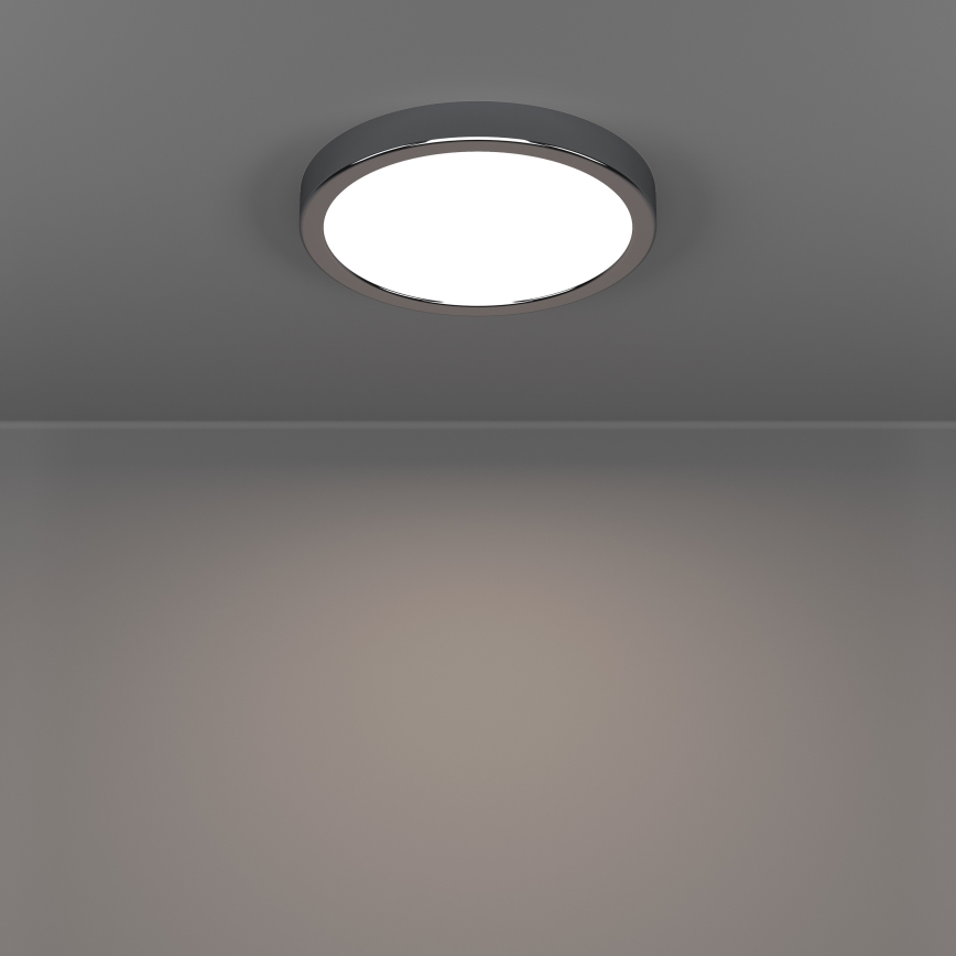 Eglo - LED Bathroom Ceiling Light LED/11.5W/230V 2700/4000/6500K Ø 21.1 cm IP44 Polished Chrome