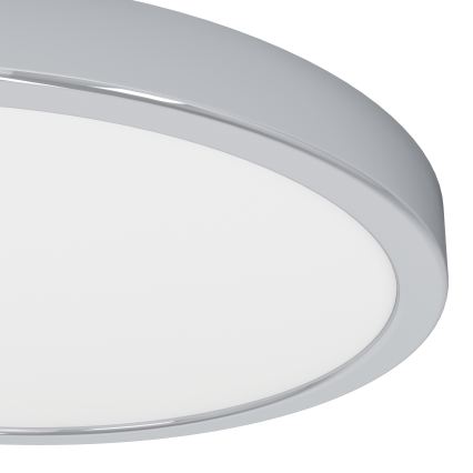Eglo - LED Bathroom Ceiling Light LED/14.2W/230V 2700/4000/6500K Ø 27.8 cm IP44 Polished Chrome