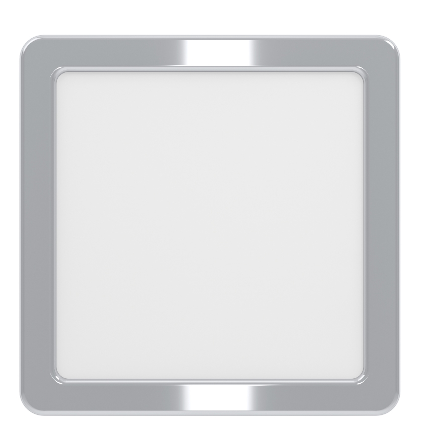 Eglo - LED Bathroom Ceiling Light LED/7W/230V 2700/4000/6500K 15x15 cm IP44 Polished Chrome