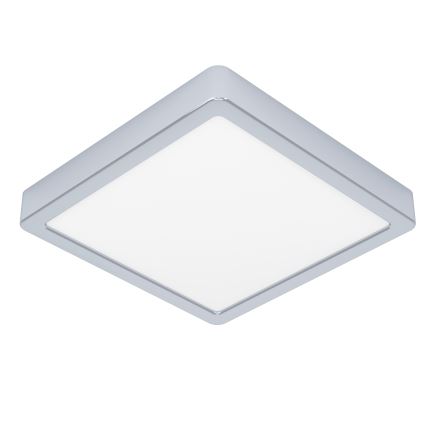 Eglo - LED Bathroom Ceiling Light LED/10.5W/230V 2700/4000/6500K 22x22 cm IP44 Polished Chrome