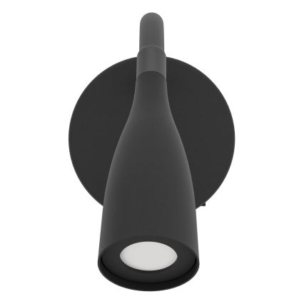 Eglo - Flexible LED Wall Light, 3.8W/230V, Black