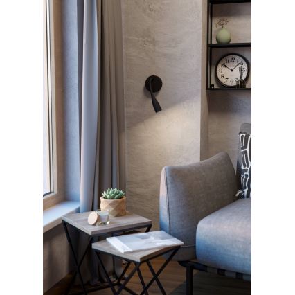 Eglo - Flexible LED Wall Light, 3.8W/230V, Black