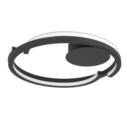 Eglo - LED Dimmable Ceiling Light 2xLED/20W/230V 2700–6500 K Ø48 cm Black + Remote Control