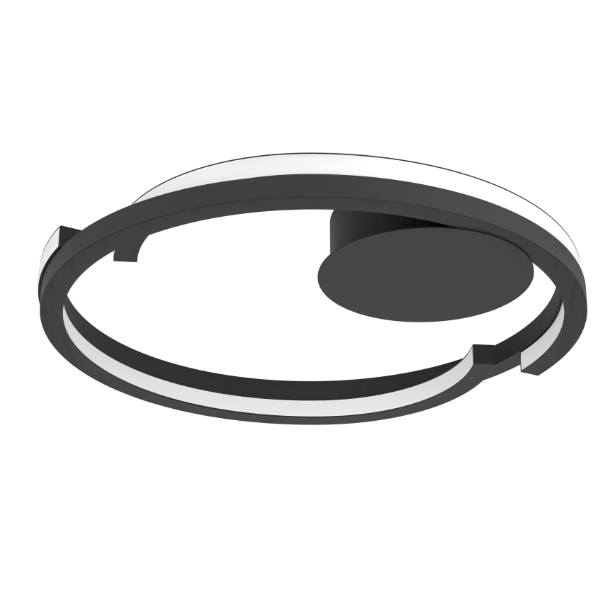 Eglo - LED Dimmable Ceiling Light 2xLED/20W/230V 2700–6500 K Ø48 cm Black + Remote Control