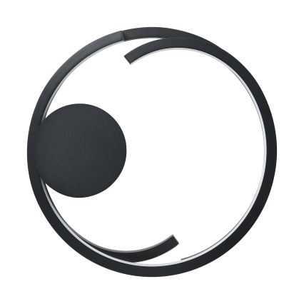 Eglo - LED Dimmable Ceiling Light 2xLED/20W/230V 2700–6500 K Ø48 cm Black + Remote Control