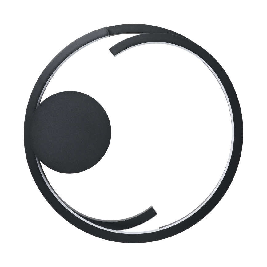 Eglo - LED Dimmable Ceiling Light 2xLED/20W/230V 2700–6500 K Ø48 cm Black + Remote Control