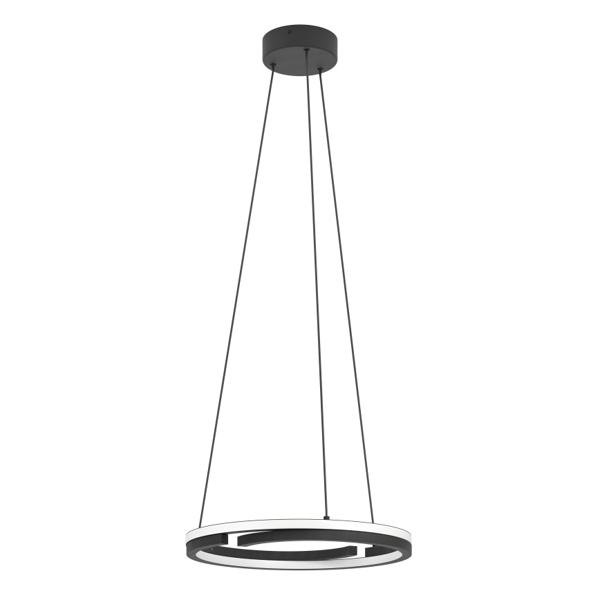 Eglo - Dimmable LED pendant light on cable 2×LED/20W/230V 2700–6500K Ø 48 cm black + remote control