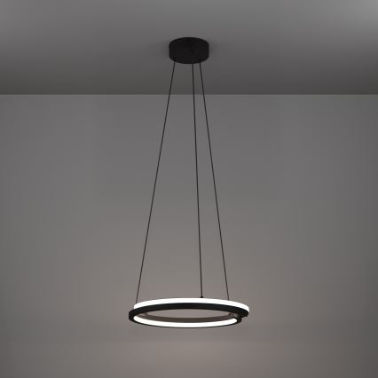 Eglo - Dimmable LED pendant light on cable 2×LED/20W/230V 2700–6500K Ø 48 cm black + remote control