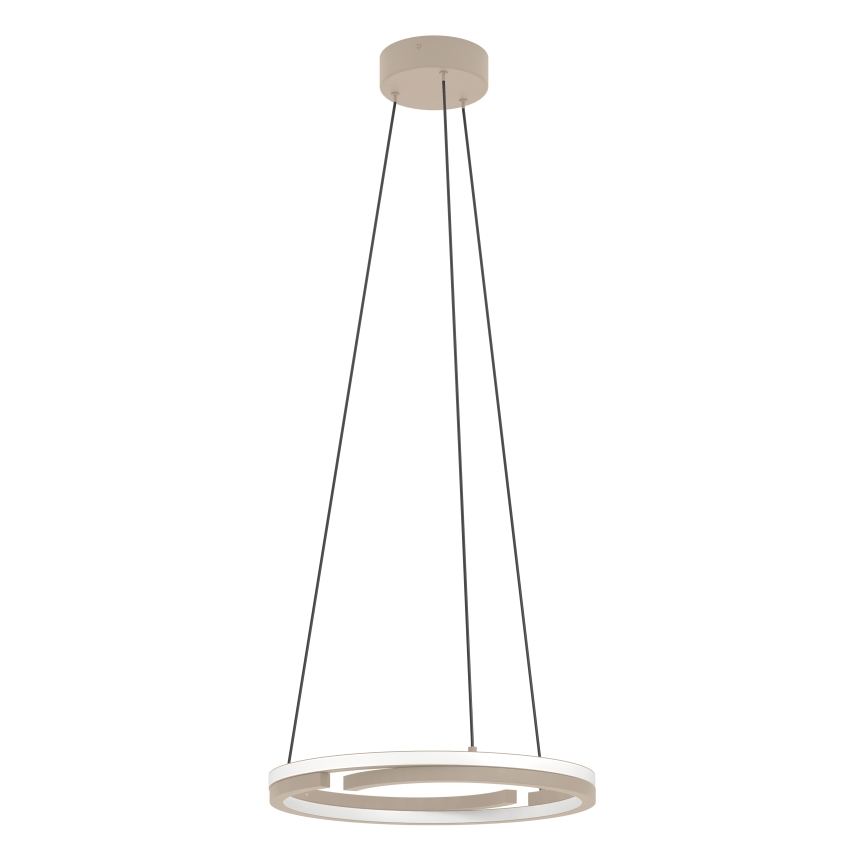 Eglo - Dimmable LED pendant light on cable, 2xLED/20W/230V, 2700-6500K, Ø 48 cm, beige + remote control