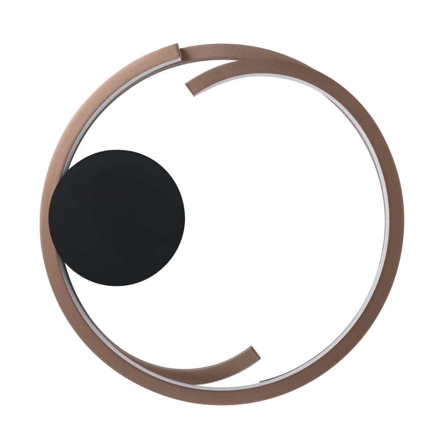 Eglo - Dimmable LED Ceiling Light 2xLED/20W/230V 2700-6500K dia. 48 cm Bronze + Remote Control