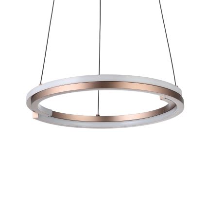 Eglo - Dimmable LED pendant on cable 2xLED/20W/230V 2700-6500K diam. 48 cm bronze + remote control