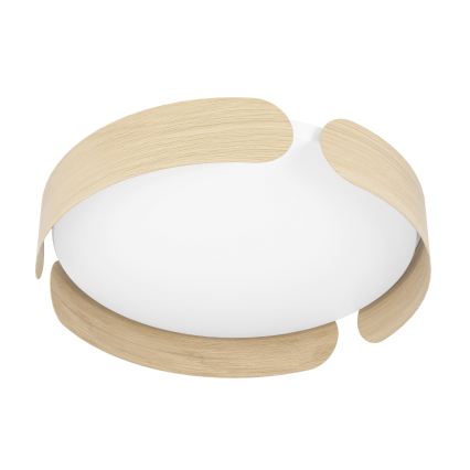 Eglo - LED Ceiling Light LED/20W/230V Ø 37 cm Beige