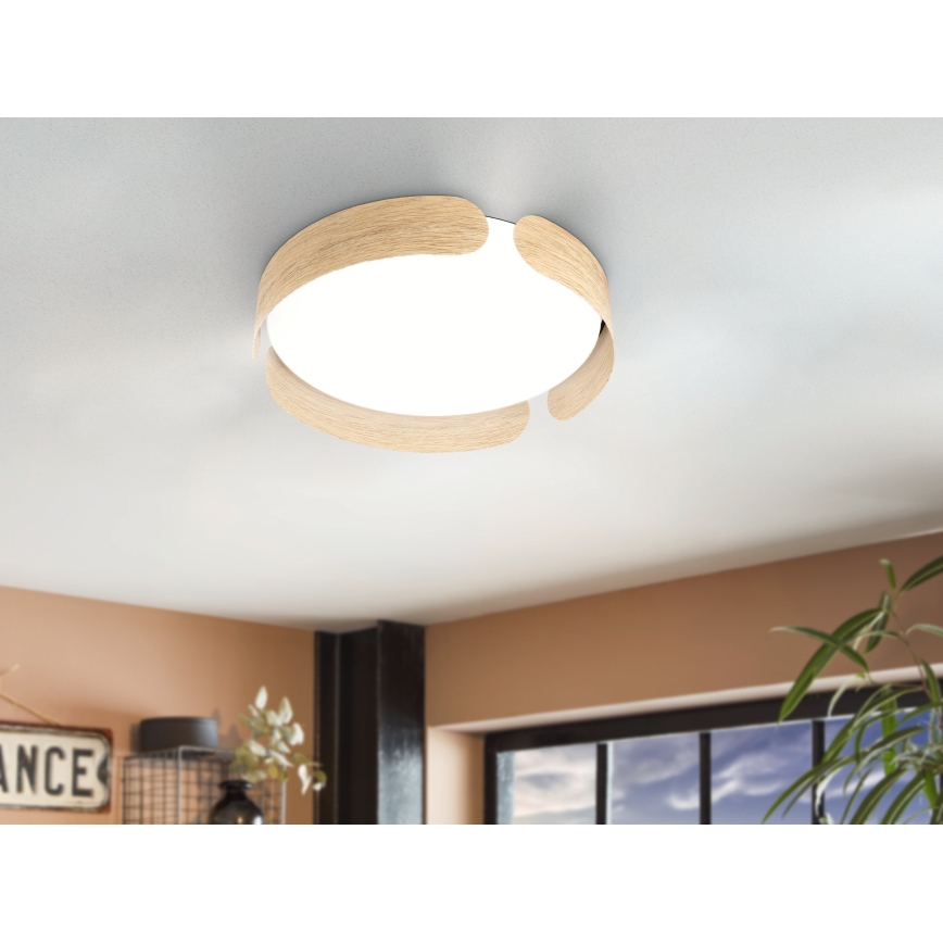 Eglo - LED Ceiling Light LED/20W/230V Ø 37 cm Beige