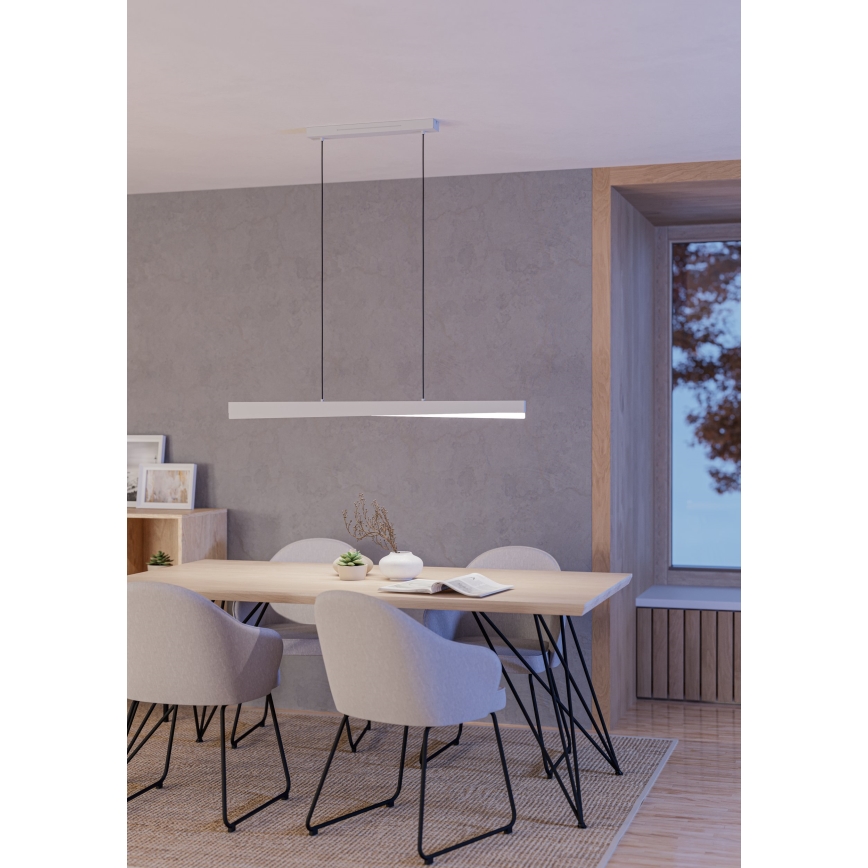Eglo - LED RGBW Dimmable Pendant Light on Cable LED/19W/230V 2700-6500K Grey