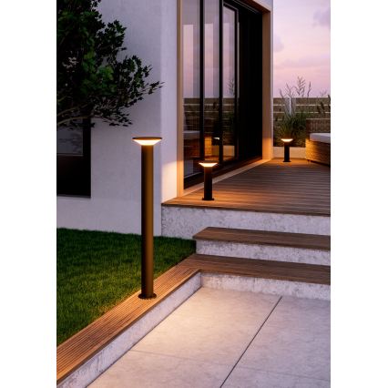 Eglo - LED Outdoor Lamp LED/10W/230V 35 cm IP44 Black