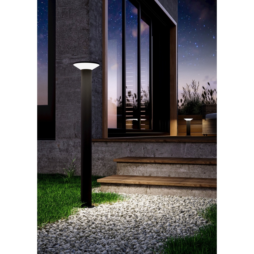 Eglo - LED Outdoor Lamp LED/10W/230V 35 cm IP44 Black