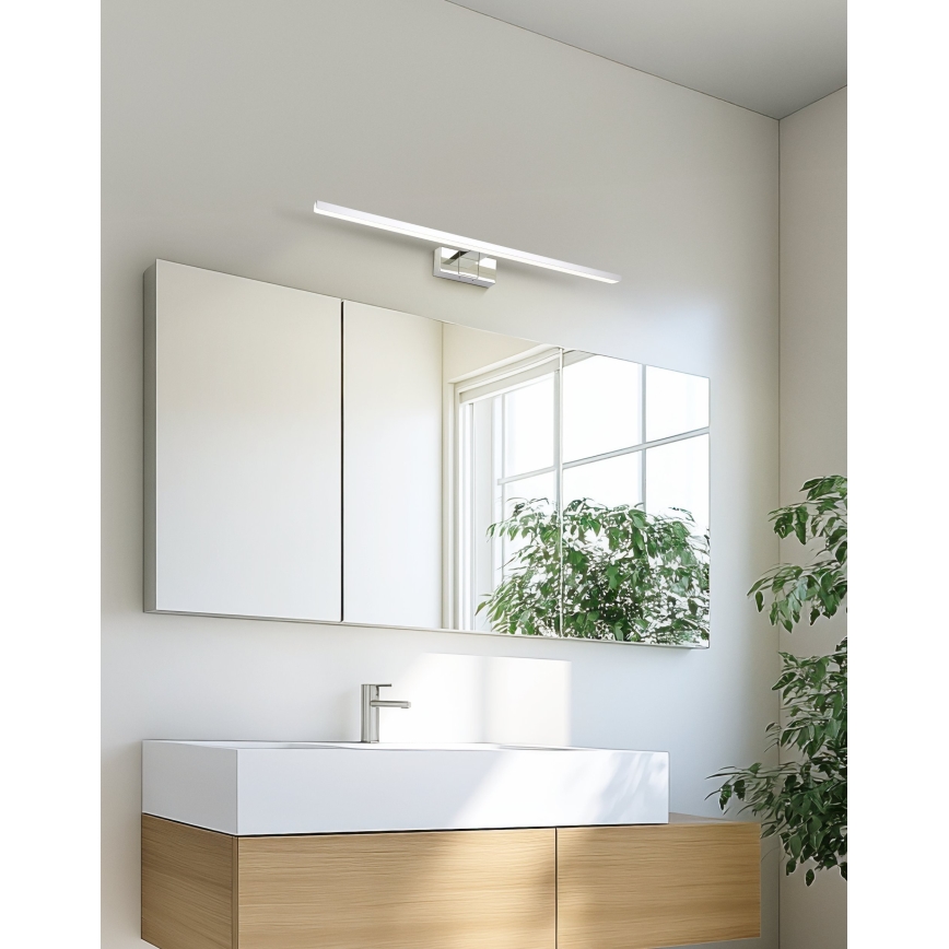 Eglo - LED Bathroom Mirror Light LED/10W/230V 3000/4000/6500K 60 cm IP44 polished chrome
