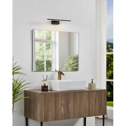 Eglo - LED Bathroom Mirror Light LED/7W/230V 3000/4000/6500K 40 cm IP44 Black