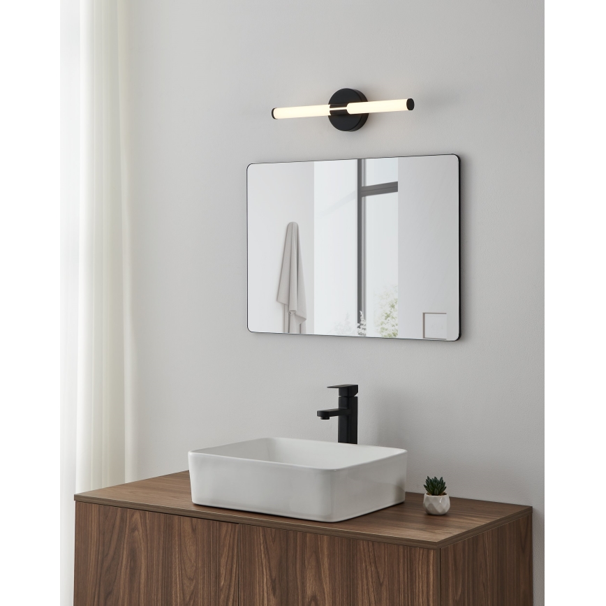 Eglo - LED Bathroom Mirror Light LED/7.5W/230V 3000/4000/6500K 45 cm IP44 black