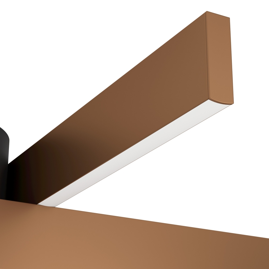 Eglo - LED RGBW Dimmable Ceiling Light 2xLED/18W/230V Copper/Black