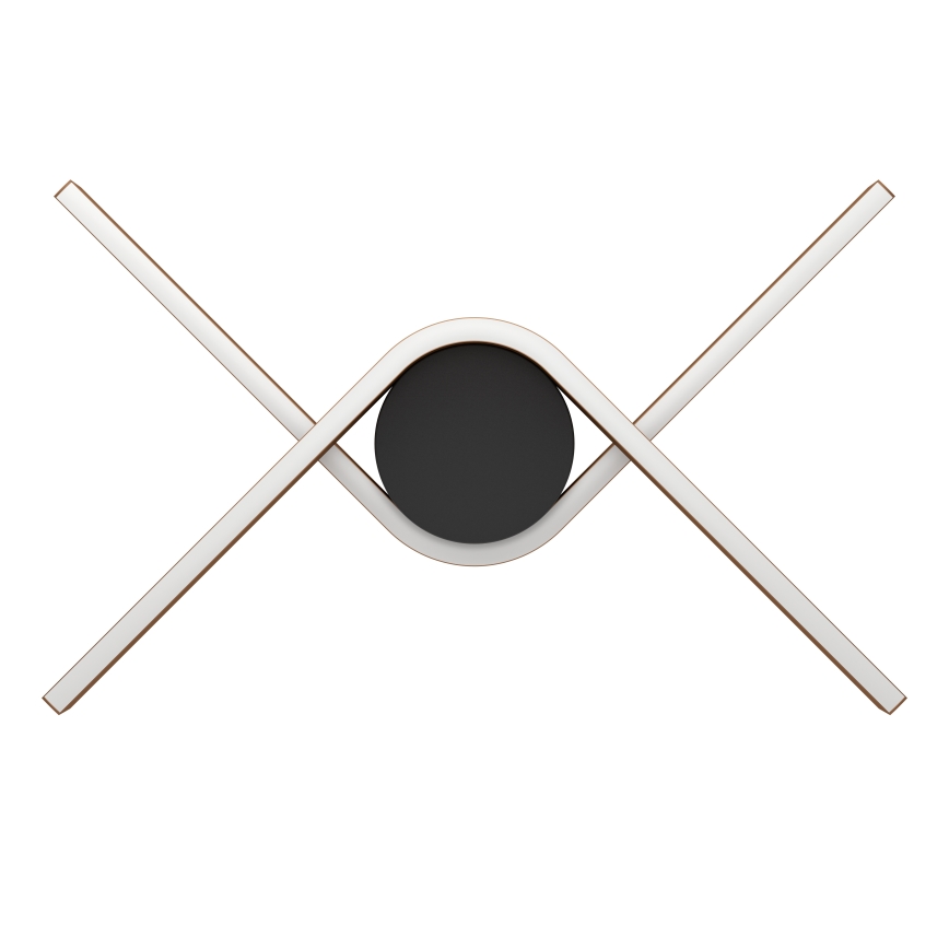 Eglo - LED RGBW Dimmable Ceiling Light 2xLED/18W/230V Copper/Black