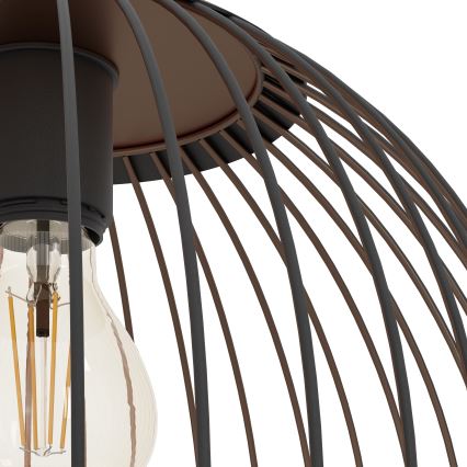 Eglo - Cable pendant light 1xE27/60W/230V black