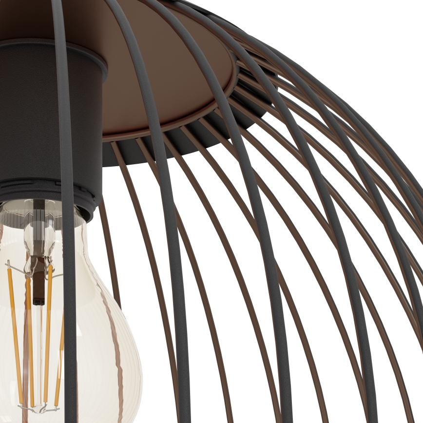 Eglo - Cable pendant light 1xE27/60W/230V black
