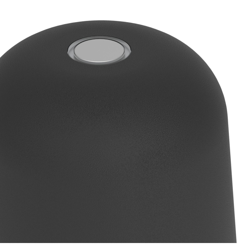 Eglo - Dimmable Outdoor Rechargeable Touch-Control LED Table Lamp, 1.8W/5V, 2500/3000/4000K, 2500 mAh, IP54, Black