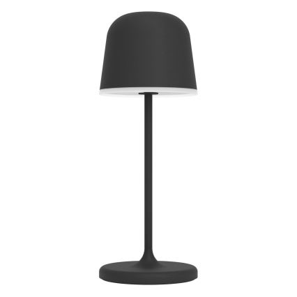 Eglo - Dimmable Outdoor Rechargeable Touch-Control LED Table Lamp, 1.8W/5V, 2500/3000/4000K, 2500 mAh, IP54, Black
