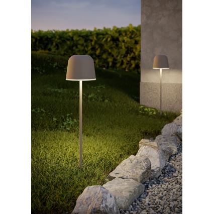 Eglo - Dimmable Outdoor Touch-Control Rechargeable LED Table Lamp 1.8W/5V 2500/3000/4000K 2500 mAh IP54 Cream