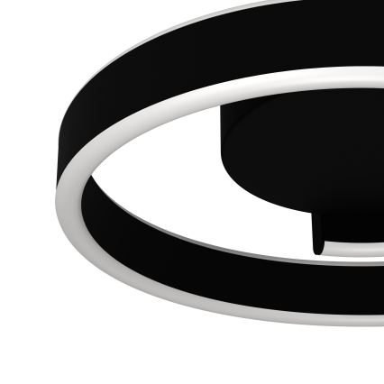 Eglo - LED RGBW Dimmable Ceiling Light LED/37W/230V 3000-6500K Black