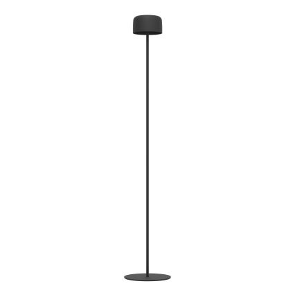 Eglo - LED Solar-rechargeable Touch-control Floor Lamp, 2.8W LED / 3.7V, 1800 mAh, IP44, Black