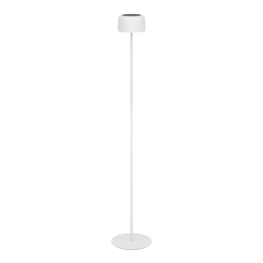 Eglo - Solar-Rechargeable LED Touch-Activated Floor Lamp LED/2,8W/3,7V 1800 mAh IP44 White