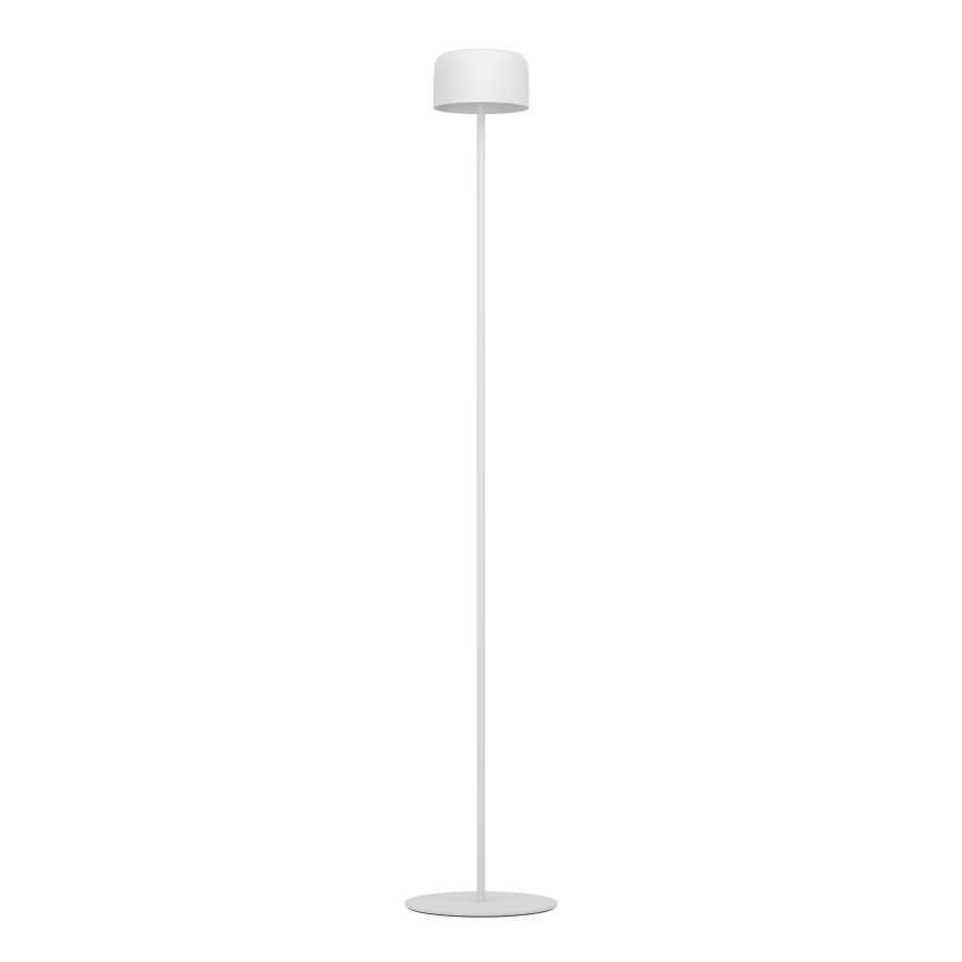 Eglo - Solar-Rechargeable LED Touch-Activated Floor Lamp LED/2,8W/3,7V 1800 mAh IP44 White