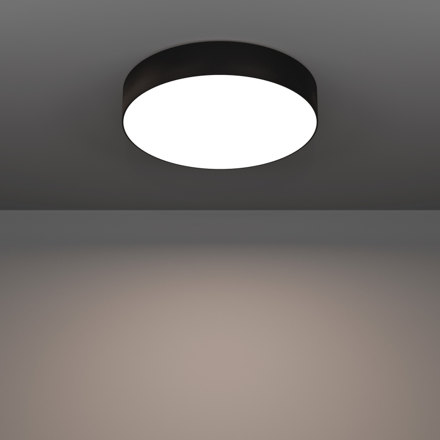 Eglo - RGBW LED Dimmable Ceiling Light LED/15W/230V 2700-6500K Ø 39 cm Black