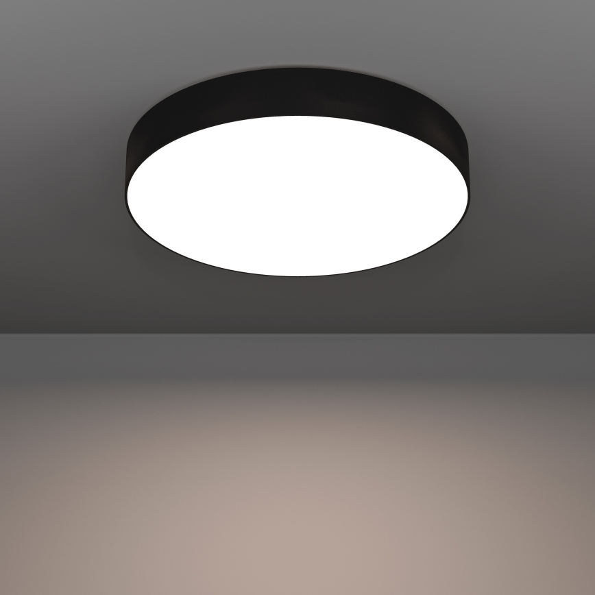 Eglo - LED RGBW Dimmable Ceiling Light LED/26W/230V 2700-6500K Ø 49 cm black