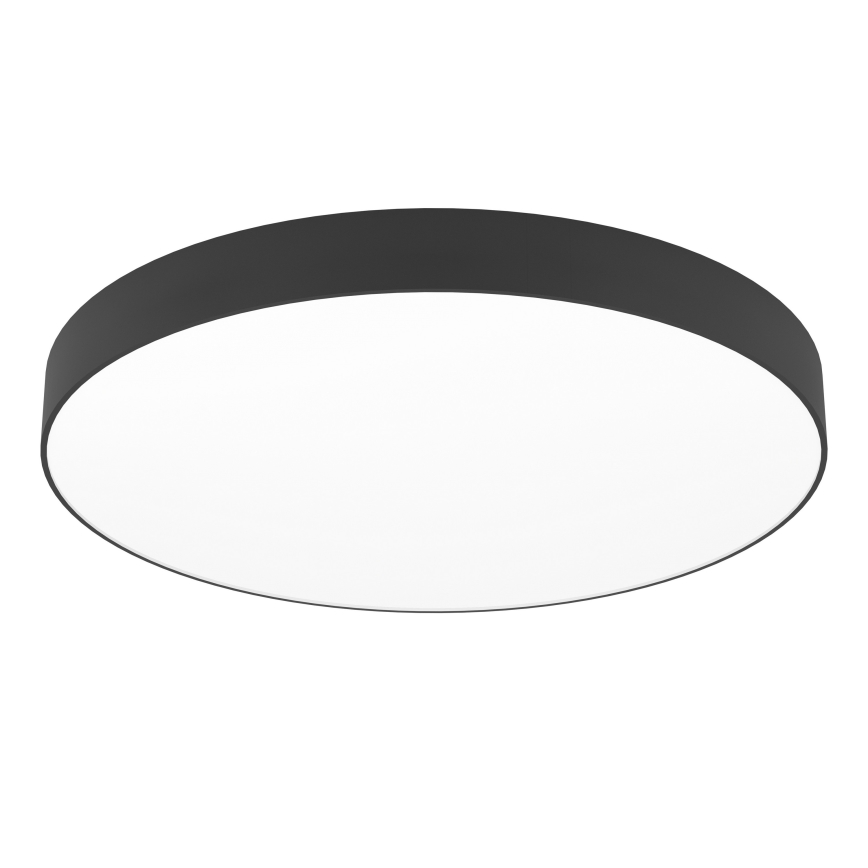 Eglo - RGBW LED Dimmable Ceiling Light, 36.5W, 230V, 2700–6500K, Ø69 cm, Black