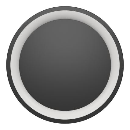 Eglo - LED RGBW Dimmable Ceiling Light LED/19.6W/230V 2700-6500K Ø 35 cm Black