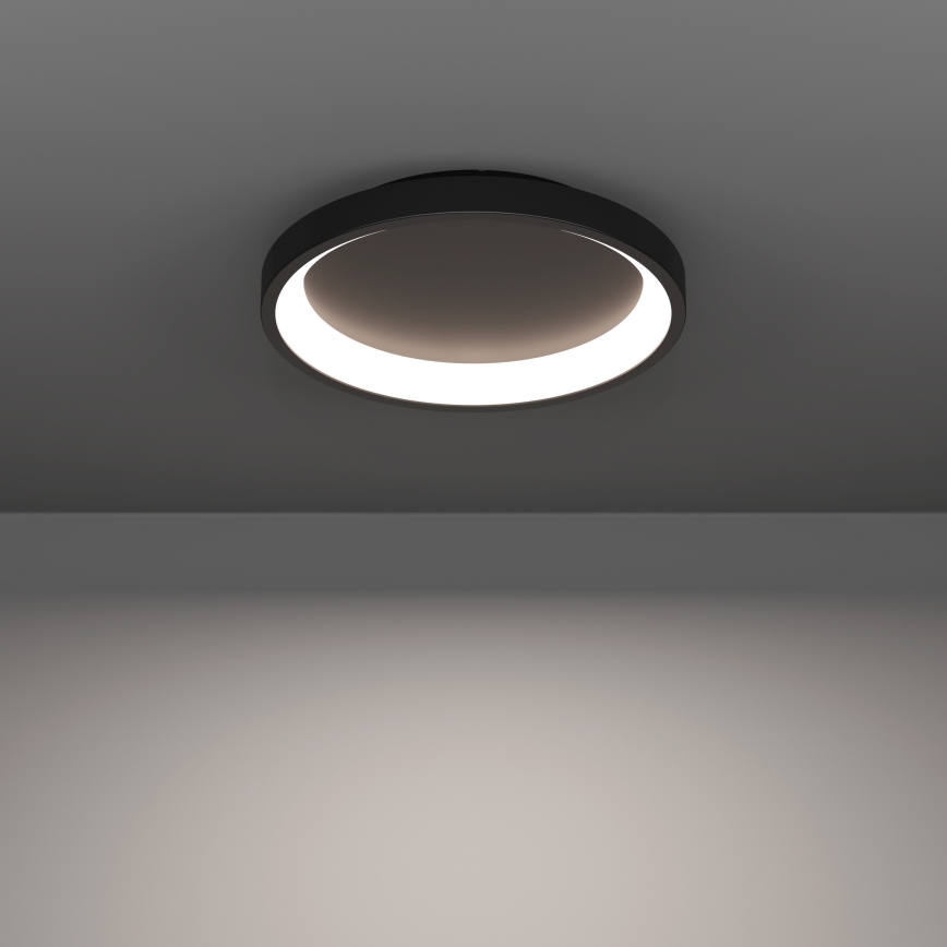 Eglo - LED RGBW Dimmable Ceiling Light LED/19.6W/230V 2700-6500K Ø 35 cm Black