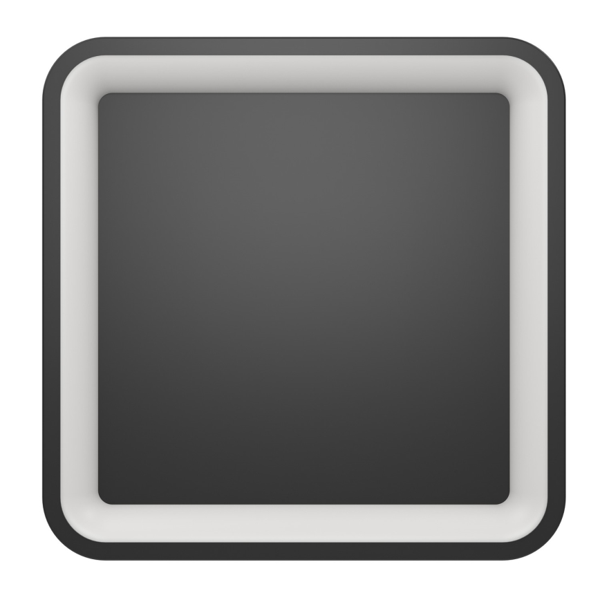 Eglo - RGBW LED Dimmable Ceiling Light LED/20W/230V 2700-6500K 35x35 cm Black