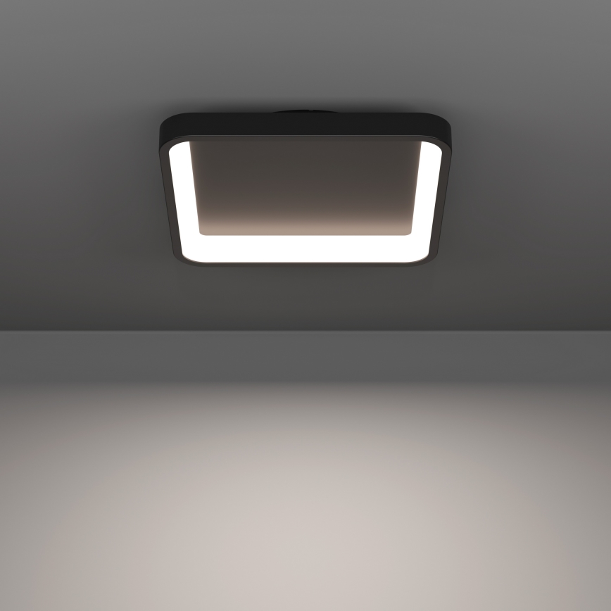 Eglo - RGBW LED Dimmable Ceiling Light LED/20W/230V 2700-6500K 35x35 cm Black