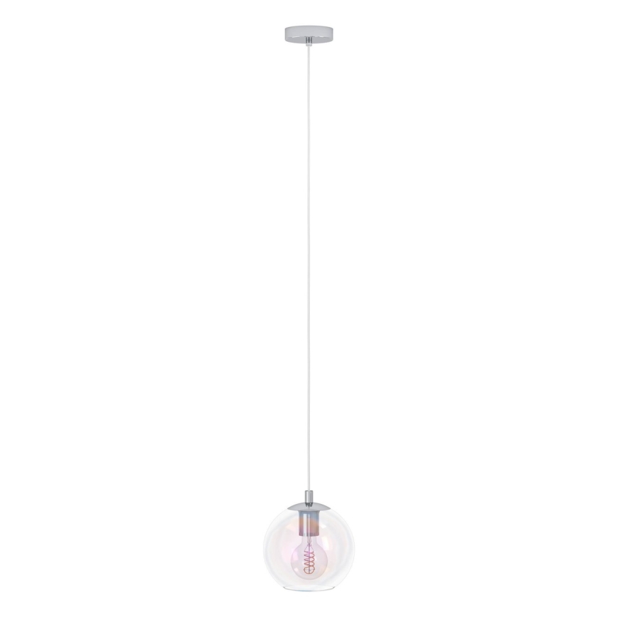Eglo - Cable-hung pendant light 1xE27/60W/230V polished chrome