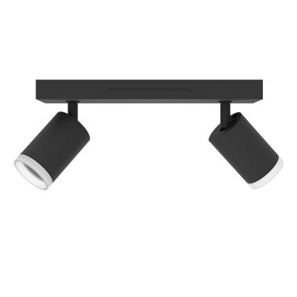 Eglo - LED RGBW Dimmable spotlight 2xLED/3,7W/230V 2700-6500K black