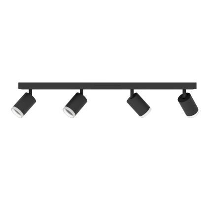 Eglo - LED RGBW Dimmable spotlight 4xLED/3,7W/230V 2700-6500K black